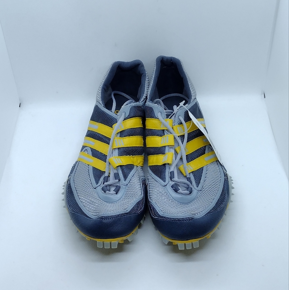 NWT Adidas Track & Field Shoes Men's 14 Gray Running Racing Sports Athletic - Picture 2 of 8